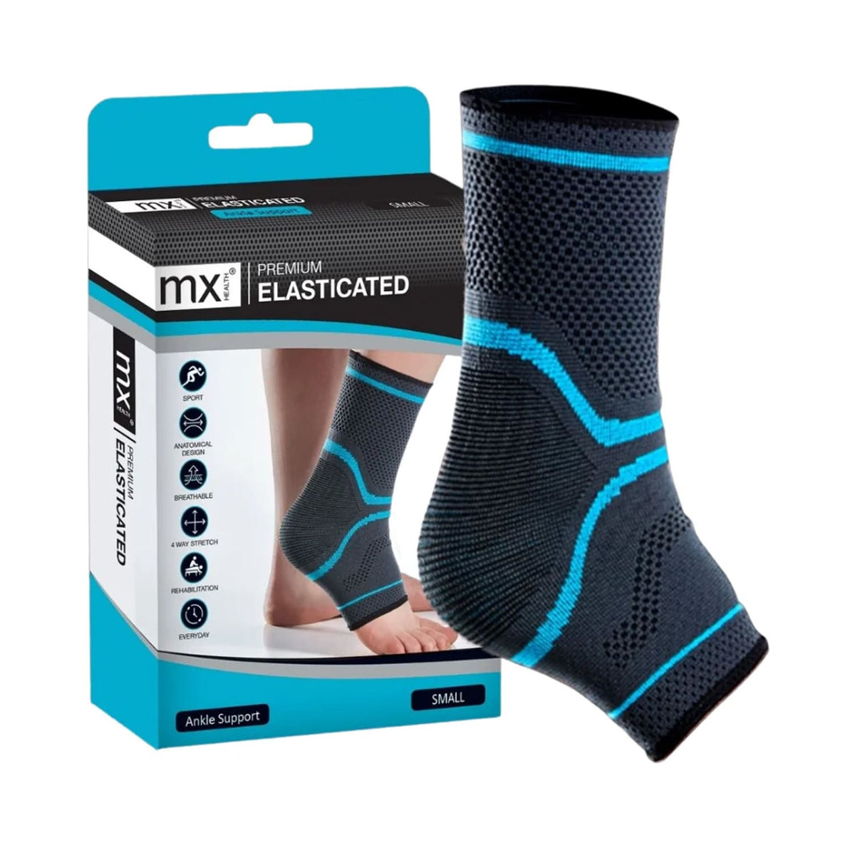 Orteză gleznă mx Health Premium Elasticated Ankle