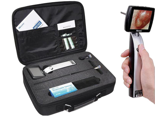 MD SCOPE Video Otoscop MS102 - Pachet Deluxe cu 2 sonde