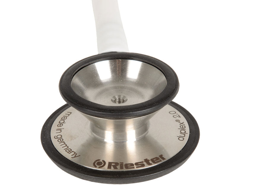 RIESTER DUPLEX 2.0 S/S STETHOSCOPE - adult - white
