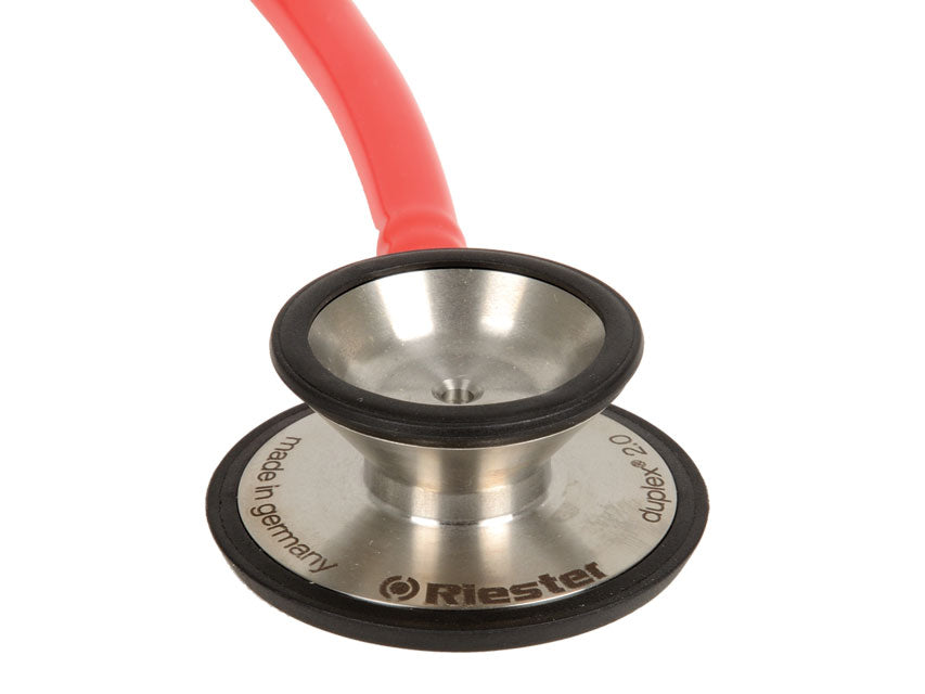 RIESTER DUPLEX 2.0 S/S STETHOSCOPE - adult - red