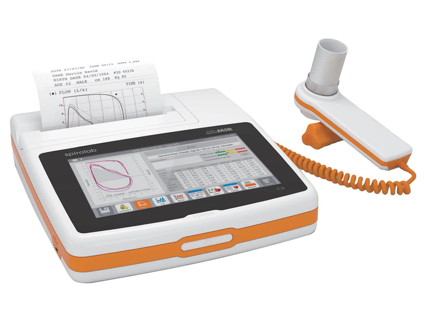 Spirometru SPIROLAB Colour – ecran tactil 7″ și imprimantă