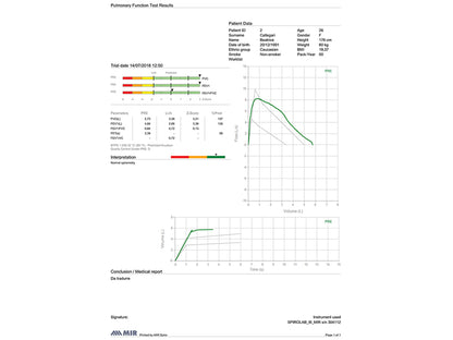 Spirometru SPIROLAB Colour – imagine 3