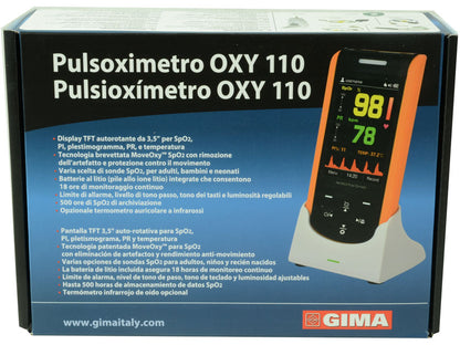 OXY-110 Pulsoximetru cu ecran TFT de 3,5" și tehnologie MoveOxy™