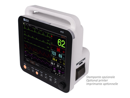 GIMA K12 Monitor multiparametric – 12" cu 5 lead ECG