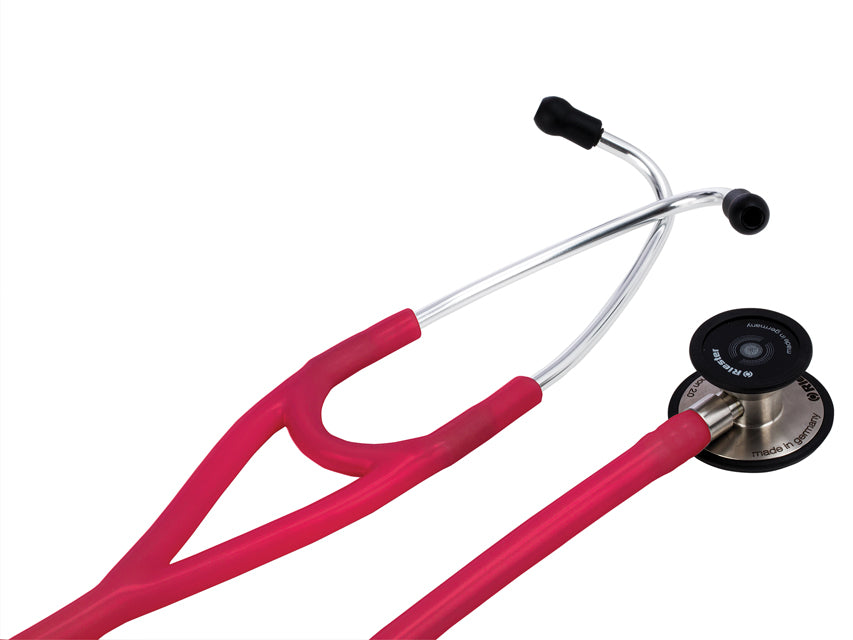 RIESTER CARDIOPHON 2.0 STAINLESS STEEL STETHOSCOPE - burgundy - 4240-04