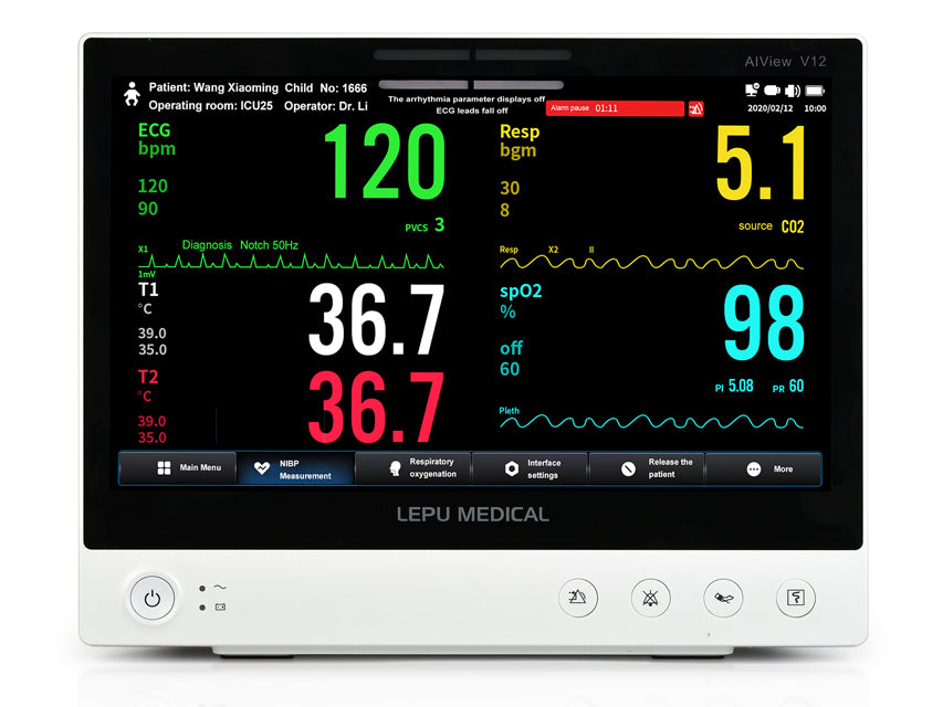 Monitor multiparametric AIVIEW V12 – imagine 2