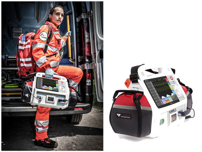 RESCUE LIFE 9 AED Defibrilator cu temperatură – Engleză