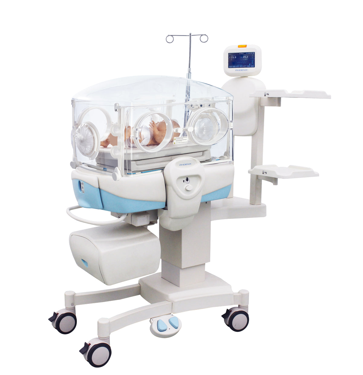Incubator neonatal de terapie intensivă INC 200 – Phoenix Medical Systems