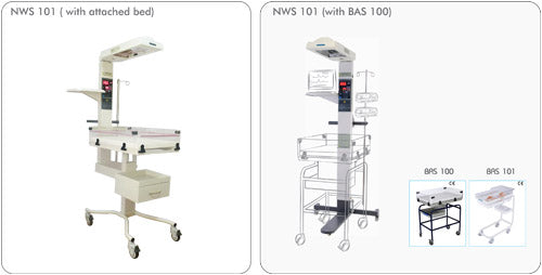 Masă radiantă neonatală NWS 101 – Phoenix Medical Systems – vedere 6