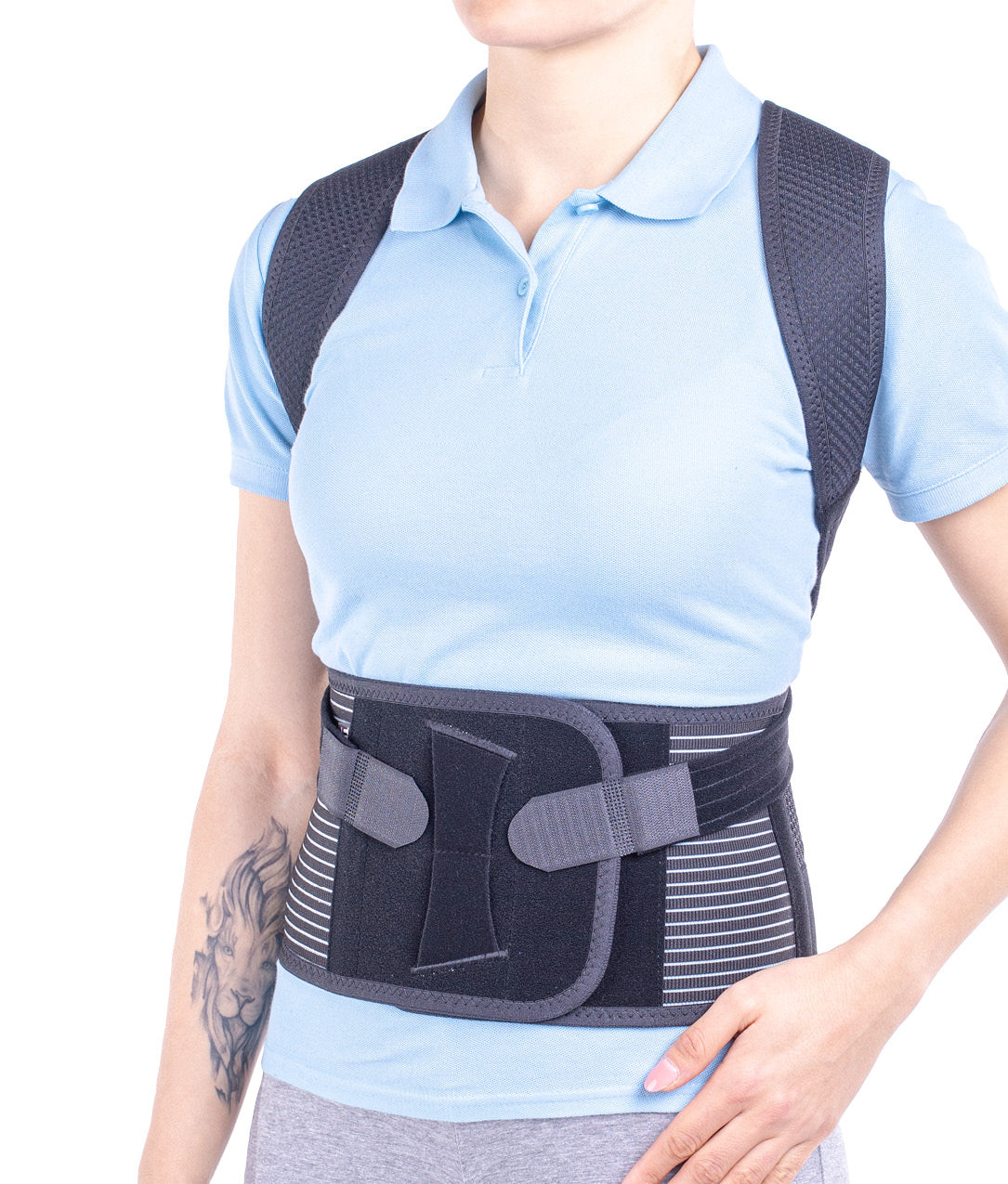 Corset toraco-lombosacral de hiperextensie, pentru osteoporoză OSTEO TLS FIX – Triamed SRT 139 – imagine 2
