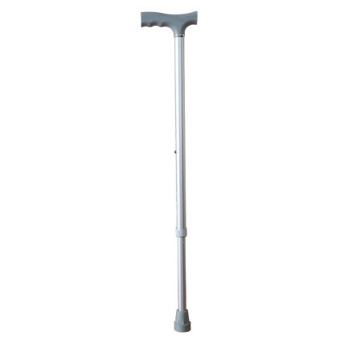 Baston ortopedic aluminiu argintiu reglabil in inaltime RX592